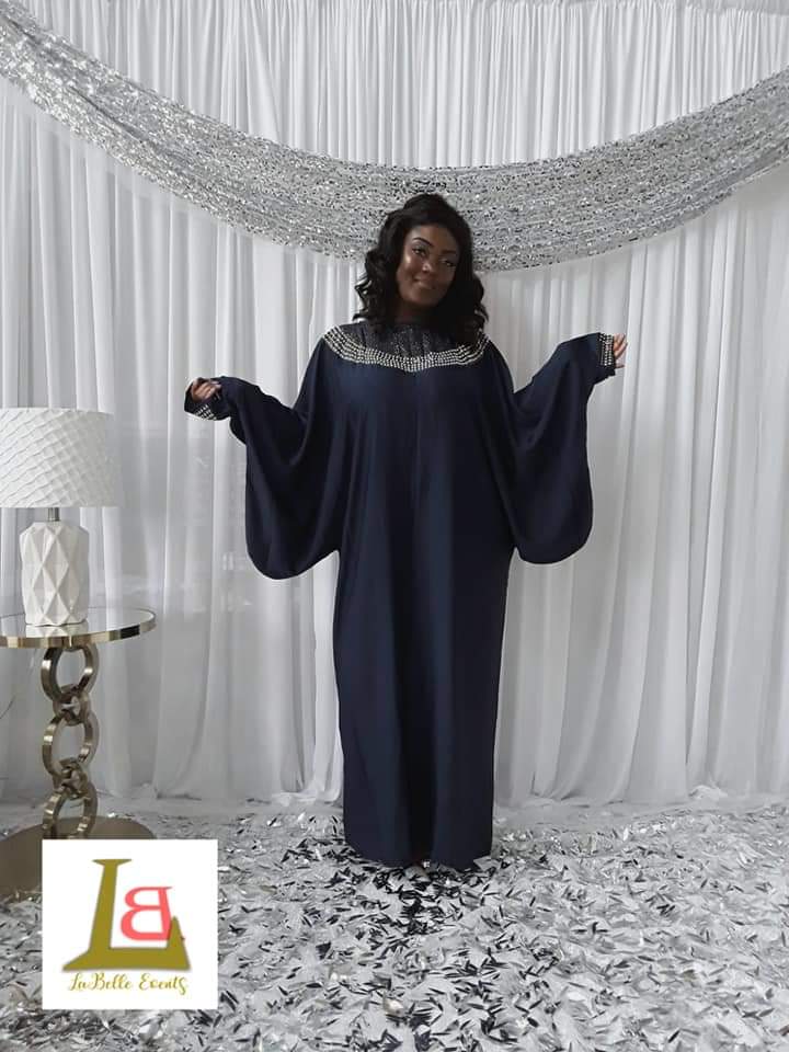 Navy Blue Kaftan