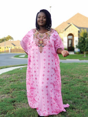 Pink Kaftan dress
