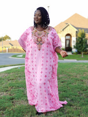 Pink Kaftan dress