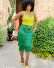 Linda Bandage skirt